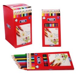 TRİX 12 Lİ TAM BOY KURU BOYA 12/240